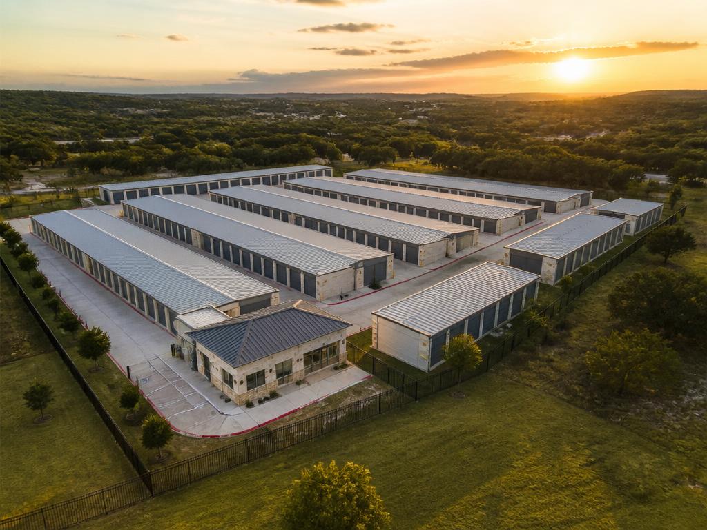 Self-storage facility in the Texas Hill Country