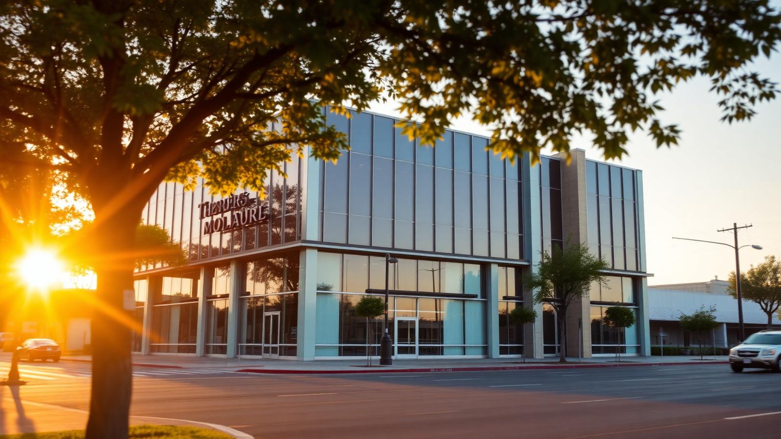 Commercial office building in San Antonio at golden hour representing lender debt service coverage underwriting